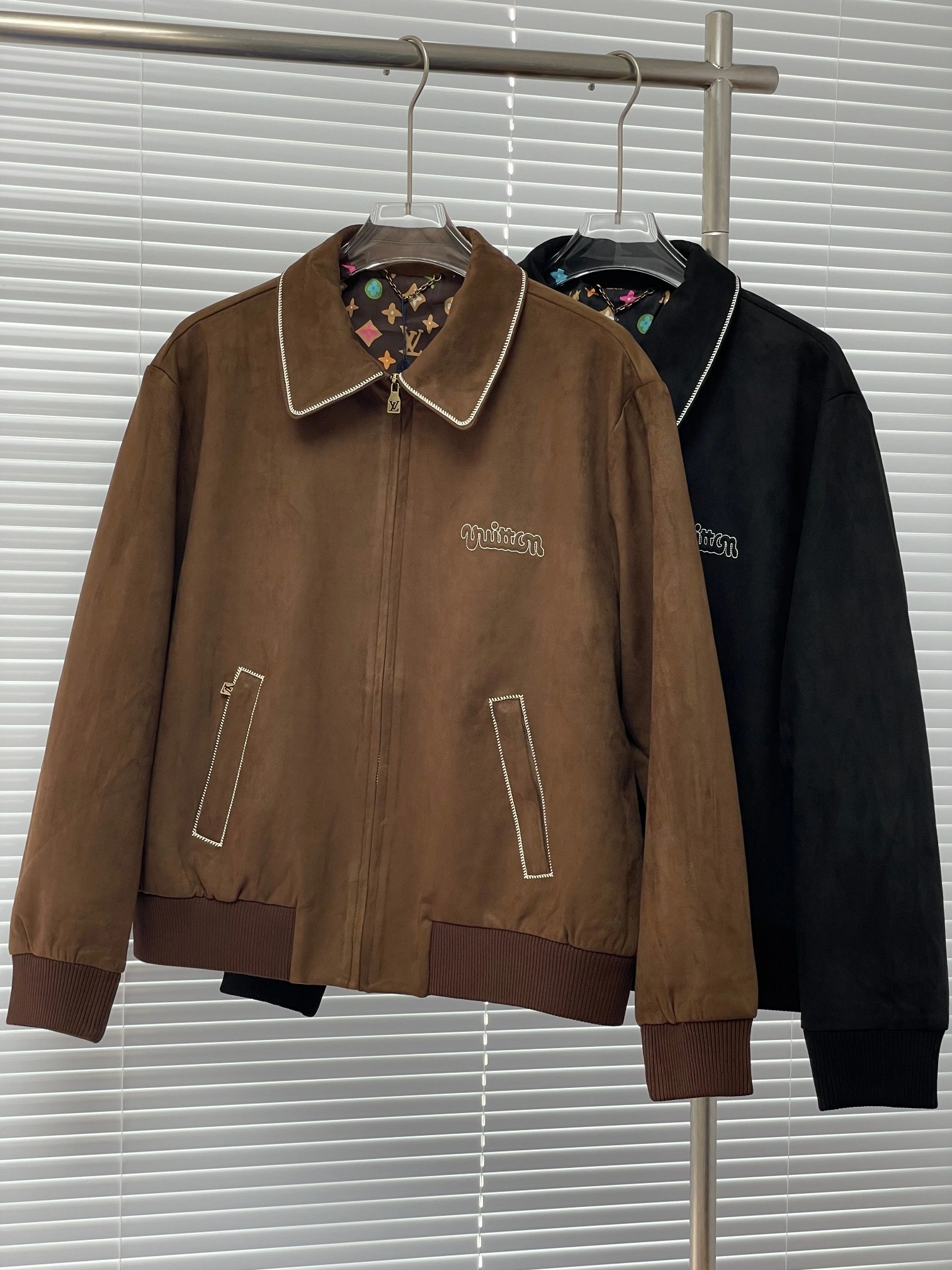 wg.luxury- 8V embroidery cowhide oversized 2Colour item:D-F409I0423-2